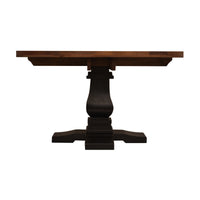 Valeria 135cm Round Dining Table Black Oak