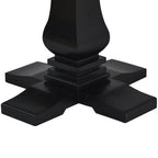 Valeria 135cm Round Dining Table Black Oak