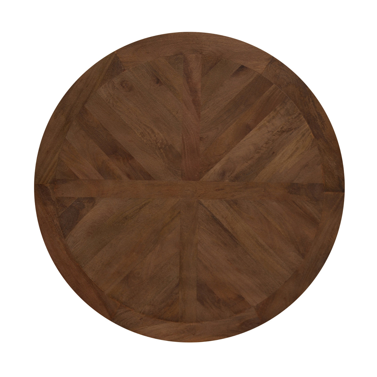 Valeria 135cm Round Dining Table Black Oak