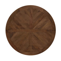 Valeria 135cm Round Dining Table Black Oak