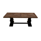 Valeria 140cm Coffee Table Black Oak