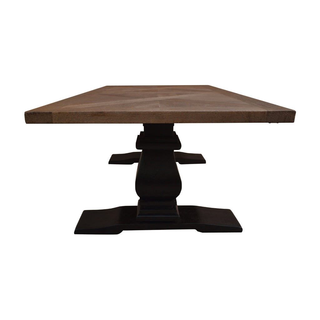 Valeria 140cm Coffee Table Black Oak