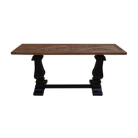 Valeria 160cm Console Table Black Oak