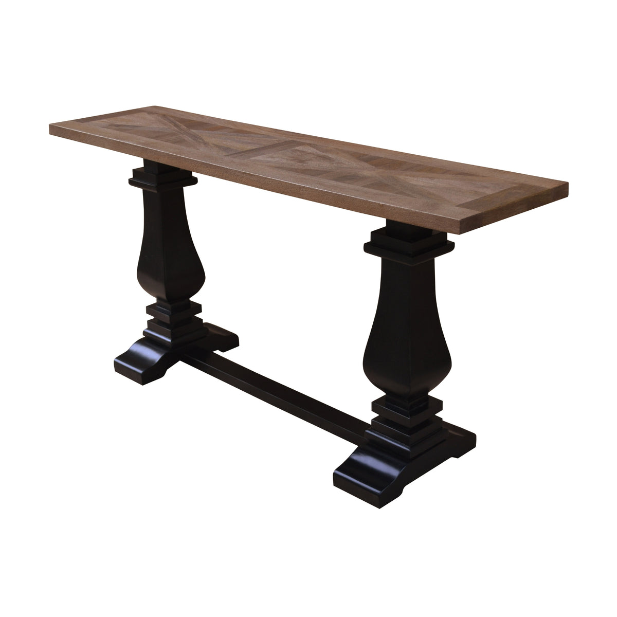 Valeria 160cm Console Table Black Oak