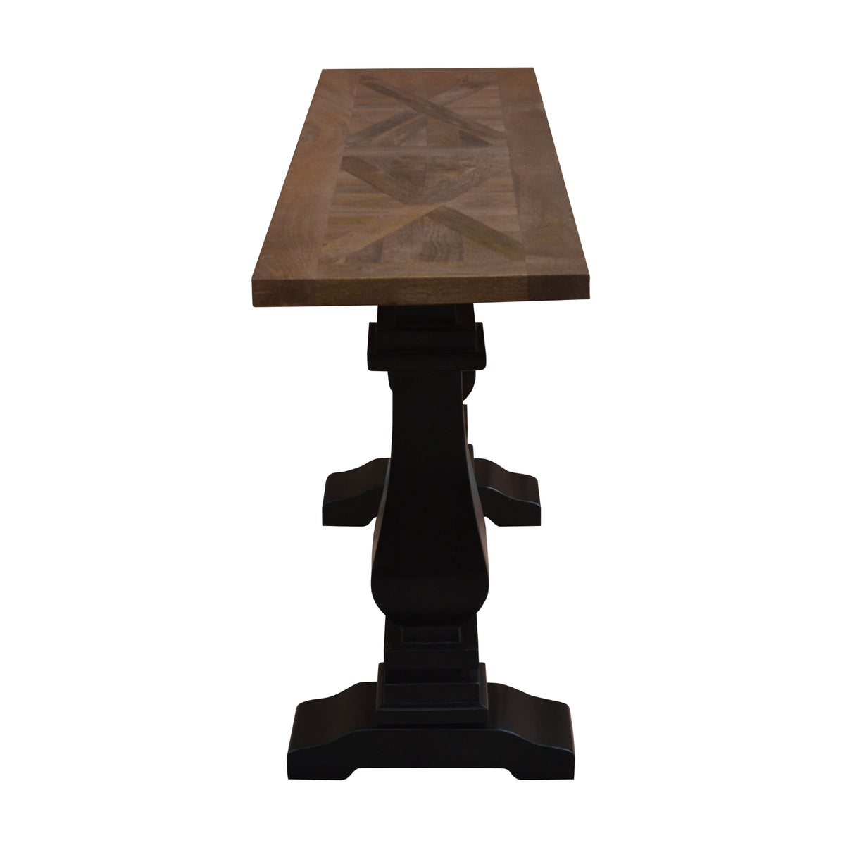 Valeria 160cm Console Table Black Oak