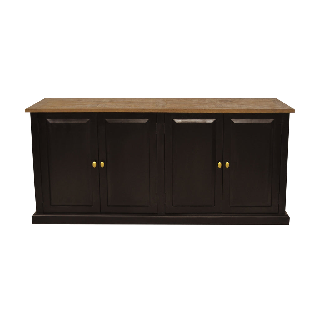 Valeria 180cm Buffet Table Black Oak