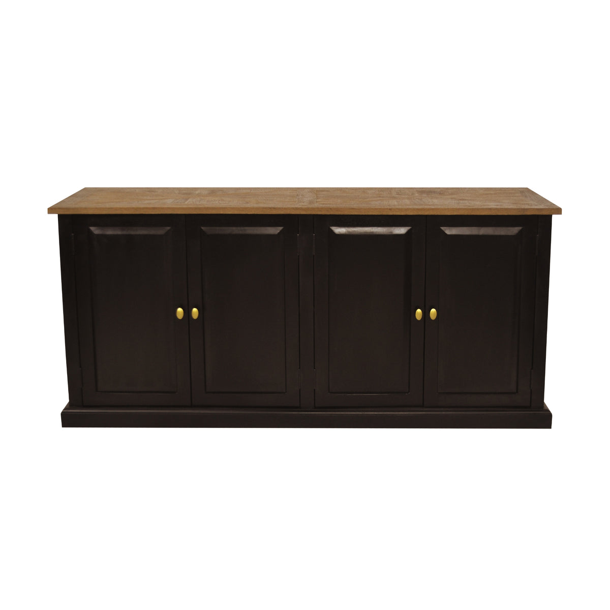 Valeria 180cm Buffet Table Black Oak