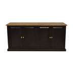 Valeria 180cm Buffet Table Black Oak