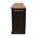 Valeria 180cm Buffet Table Black Oak