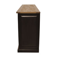 Valeria 180cm Buffet Table Black Oak