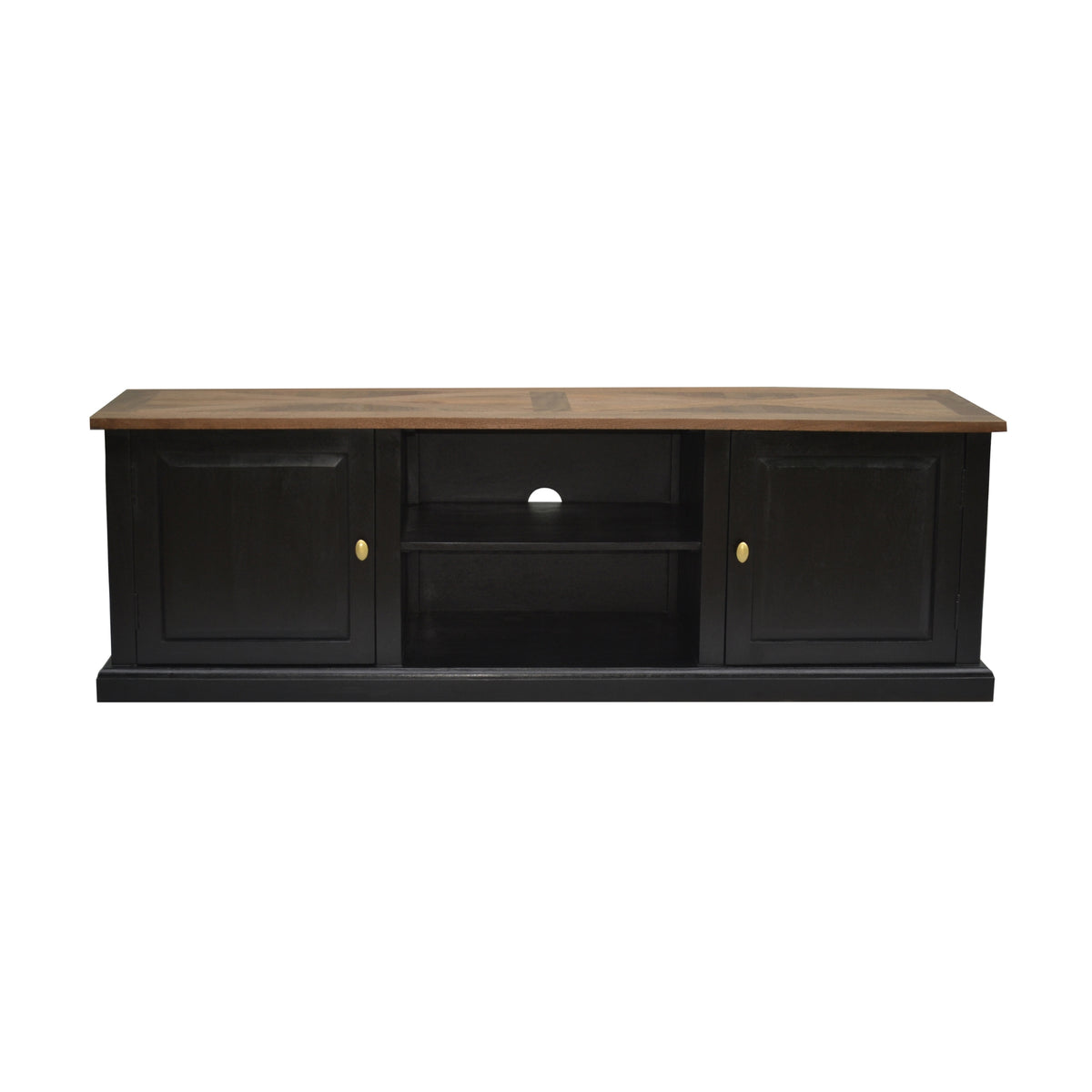 Valeria 180cm ETU Entertainment TV Unit Black Oak