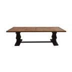 Valeria 230cm Dining Table Black Oak