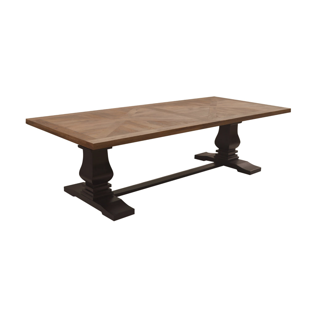 Valeria 230cm Dining Table Black Oak