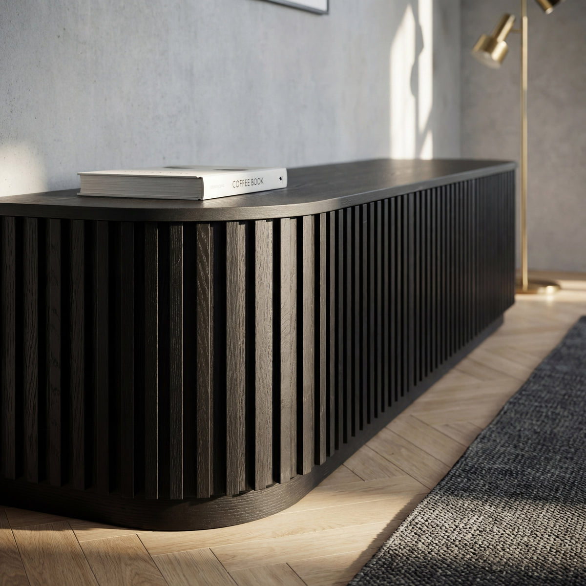 Vanessa 180cm ETU Entertainment TV Unit Black