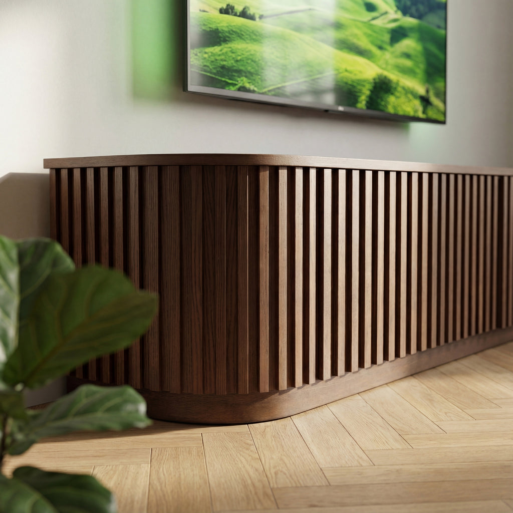 Vanessa 180cm ETU Entertainment TV Unit Walnut