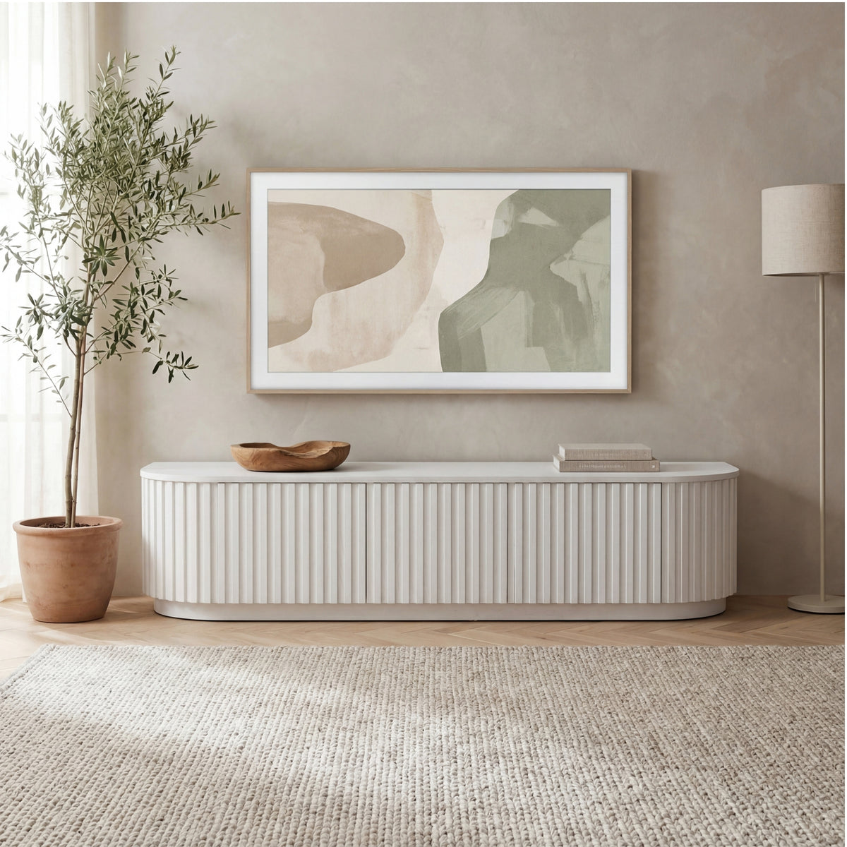 Vanessa 180cm ETU Entertainment TV Unit White