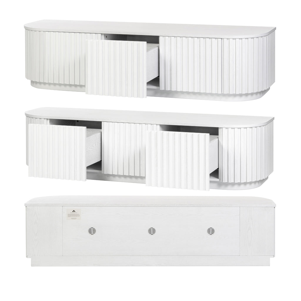 Vanessa 180cm ETU Entertainment TV Unit White