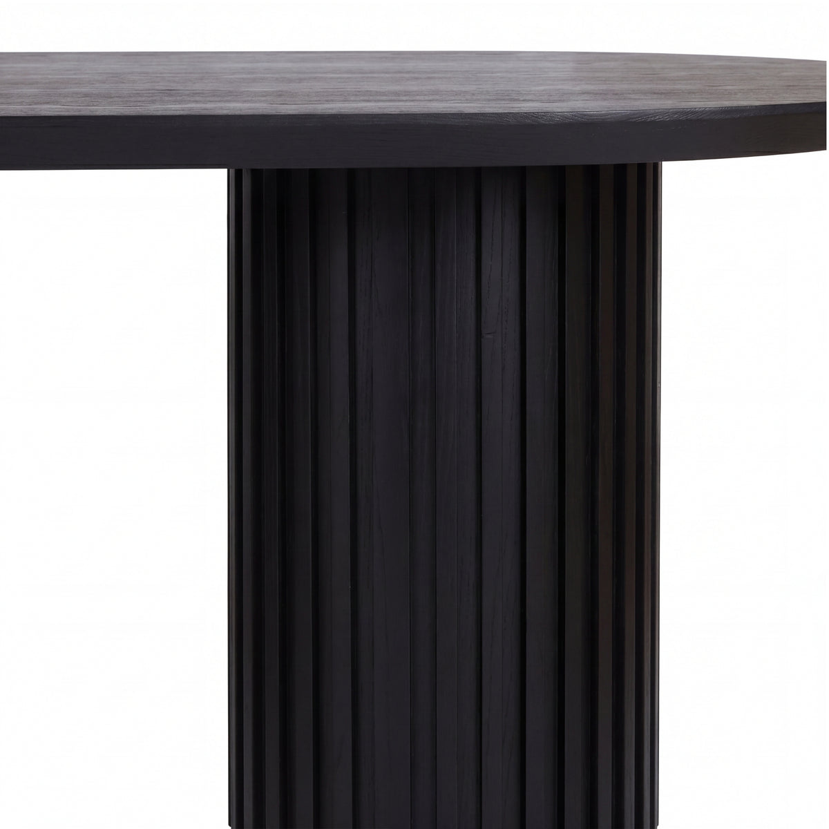 Vanessa 250cm Oval Dining Table Black