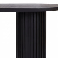 Vanessa 250cm Oval Dining Table Black