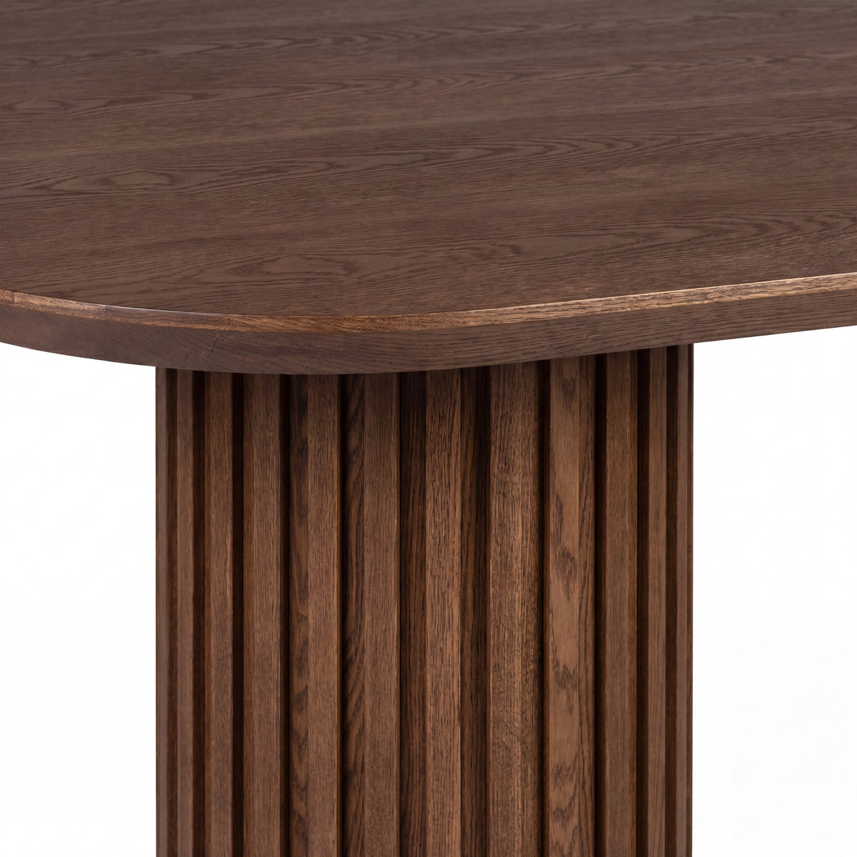 Vanessa 250cm Oval Dining Table Walnut
