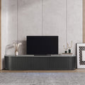 Vanessa Hubert 246cm 4 Door ETU Entertainment TV Unit Black