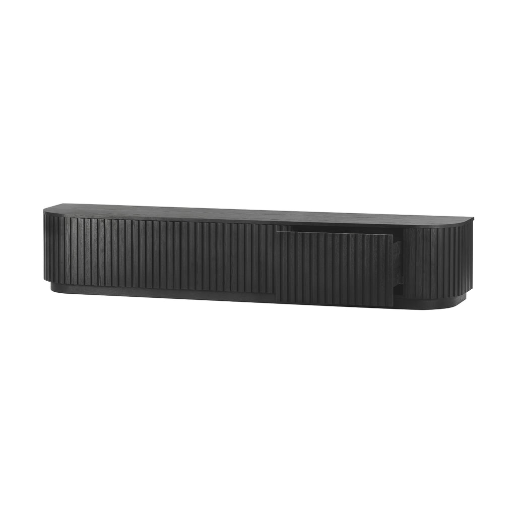 Vanessa Hubert 246cm 4 Door ETU Entertainment TV Unit Black