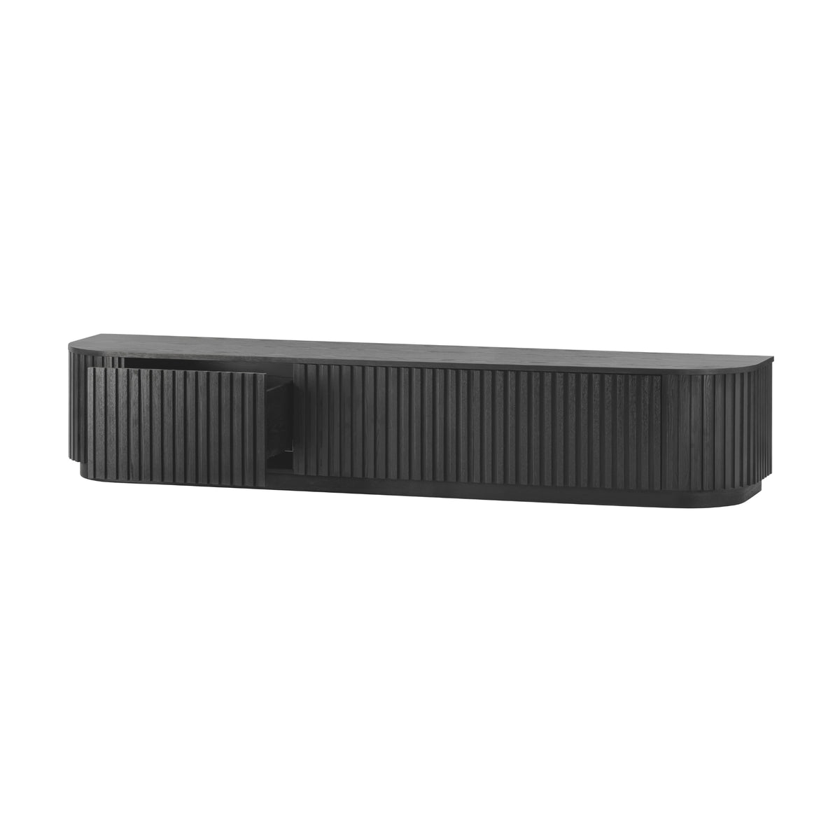 Vanessa Hubert 246cm 4 Door ETU Entertainment TV Unit Black