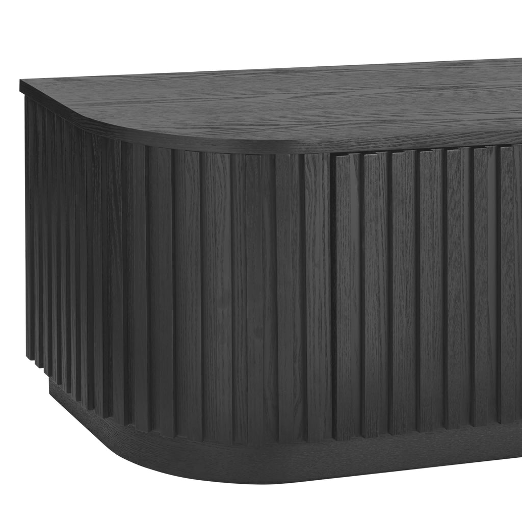 Vanessa Hubert 246cm 4 Door ETU Entertainment TV Unit Black
