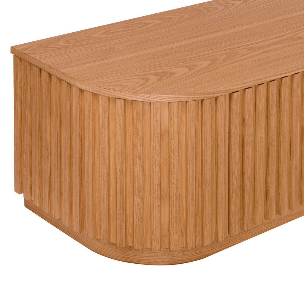 Vanessa Hubert 246cm 4 Door ETU Entertainment TV Unit Natural