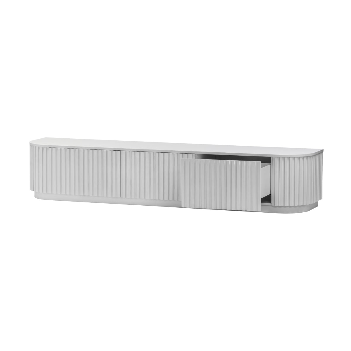 Vanessa Hubert 246cm 4 Door ETU Entertainment TV Unit White