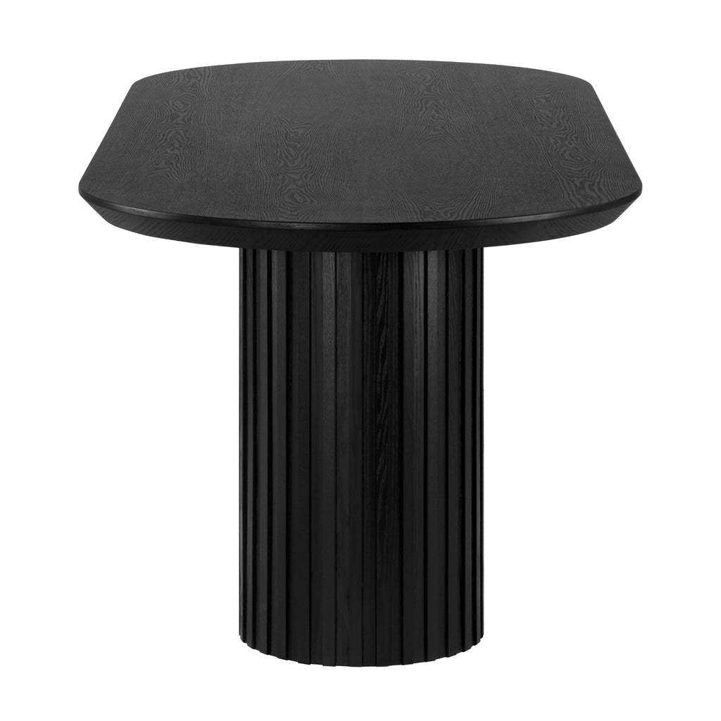 Vanessa Marty 220cm Oval Dining Table Black