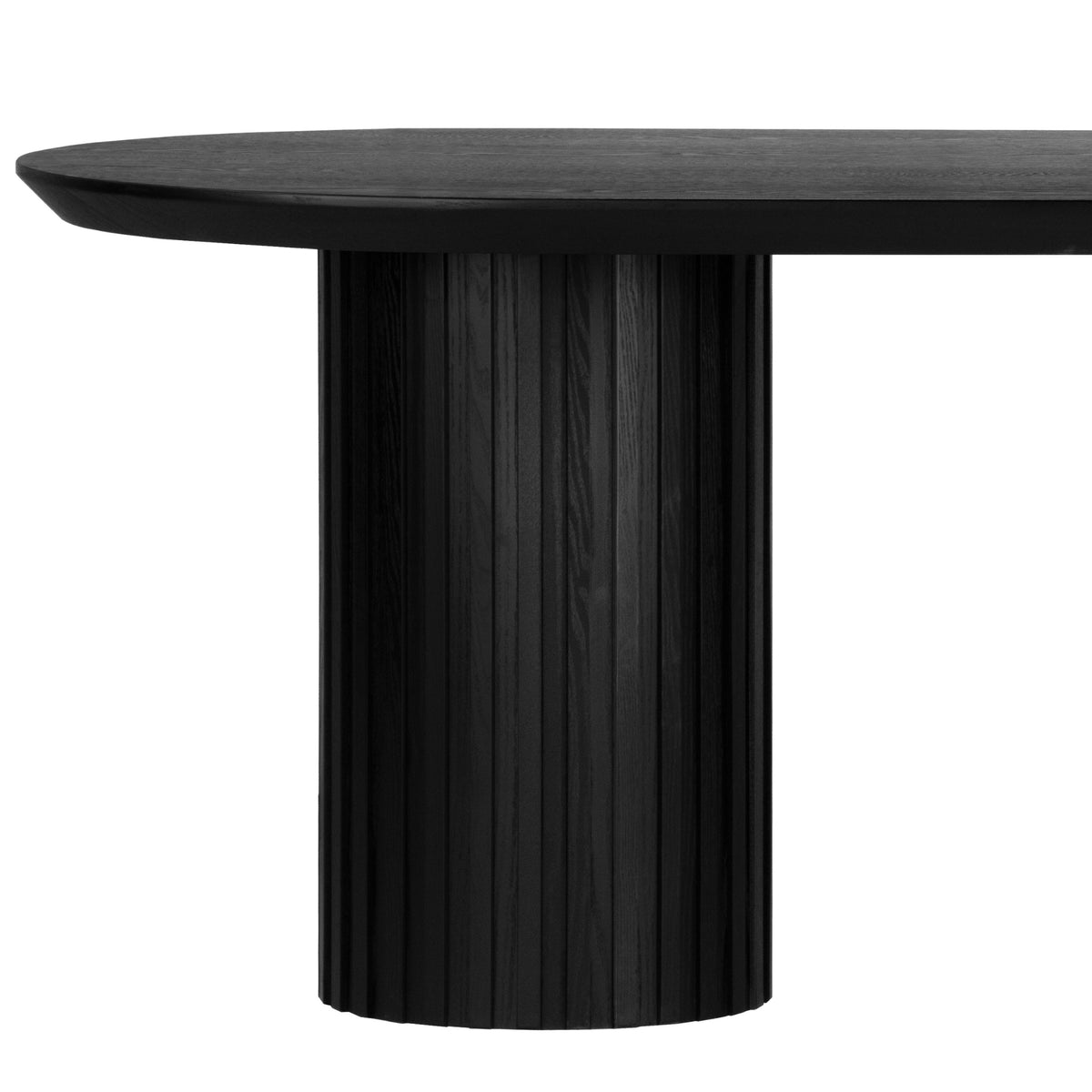 Vanessa Marty 220cm Oval Dining Table Black