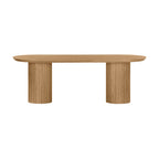 Vanessa Marty 220cm Oval Dining Table Natural