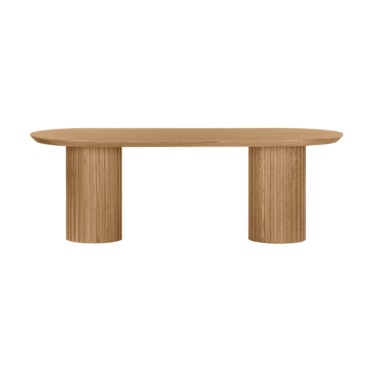 Vanessa Marty 220cm Oval Dining Table Natural