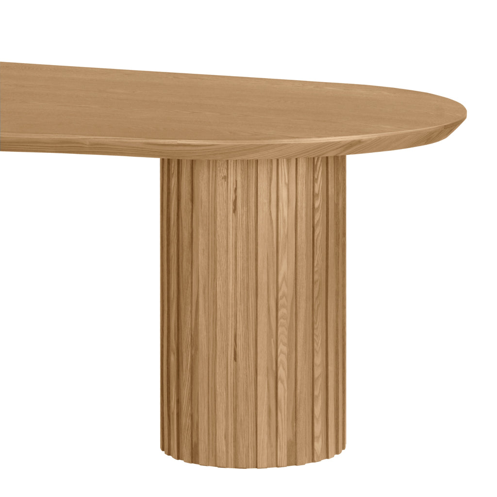 Vanessa Marty 220cm Oval Dining Table Natural