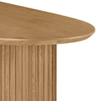 Vanessa Marty 220cm Oval Dining Table Natural