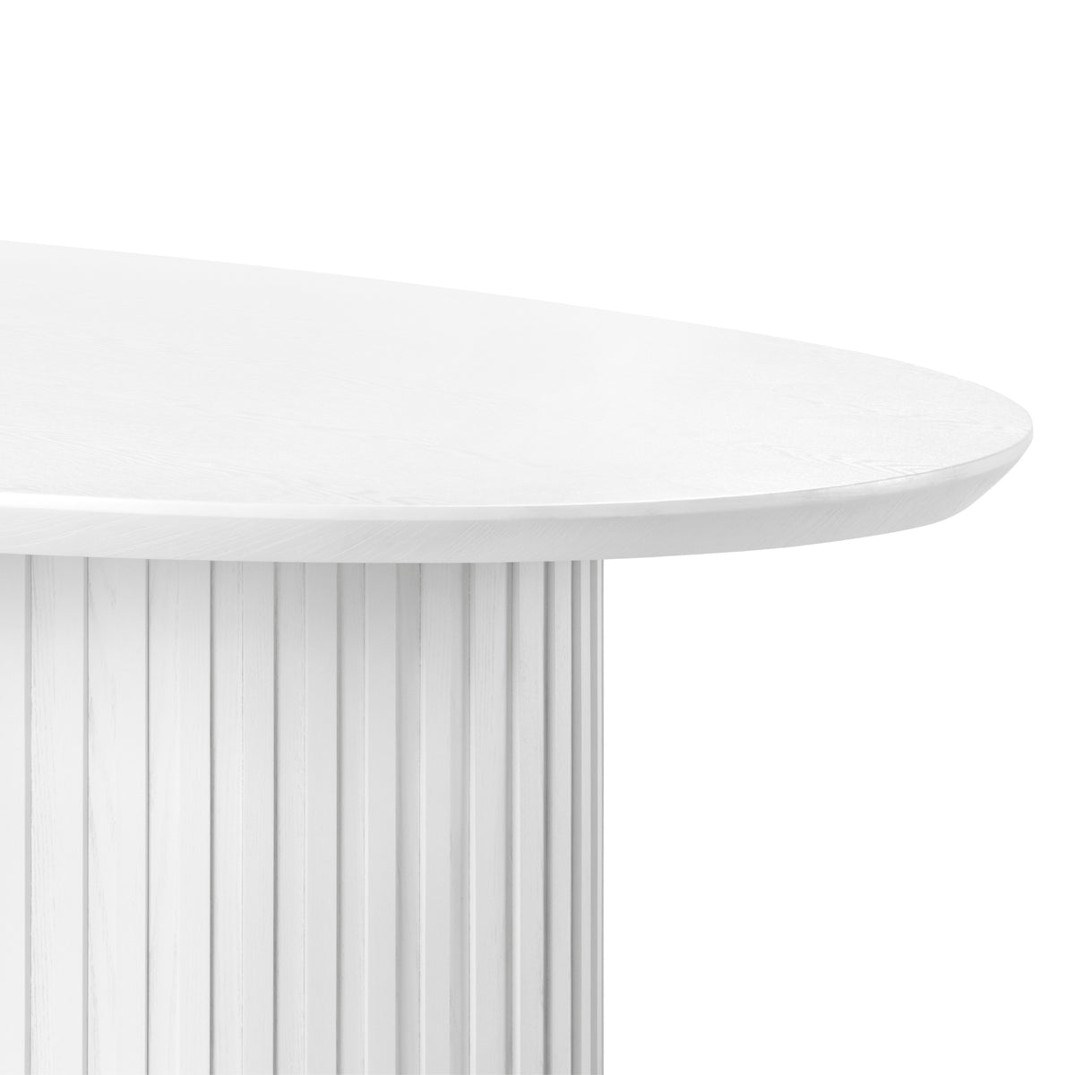 Vanessa Marty 220cm Oval Dining Table White