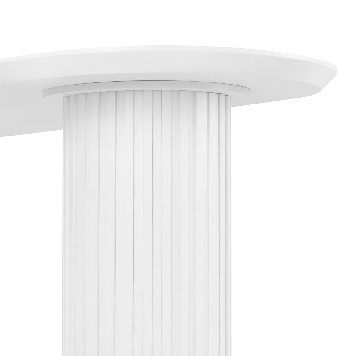 Vanessa Marty 220cm Oval Dining Table White