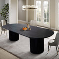 Vanessa Marty 280cm Oval Dining Table Black