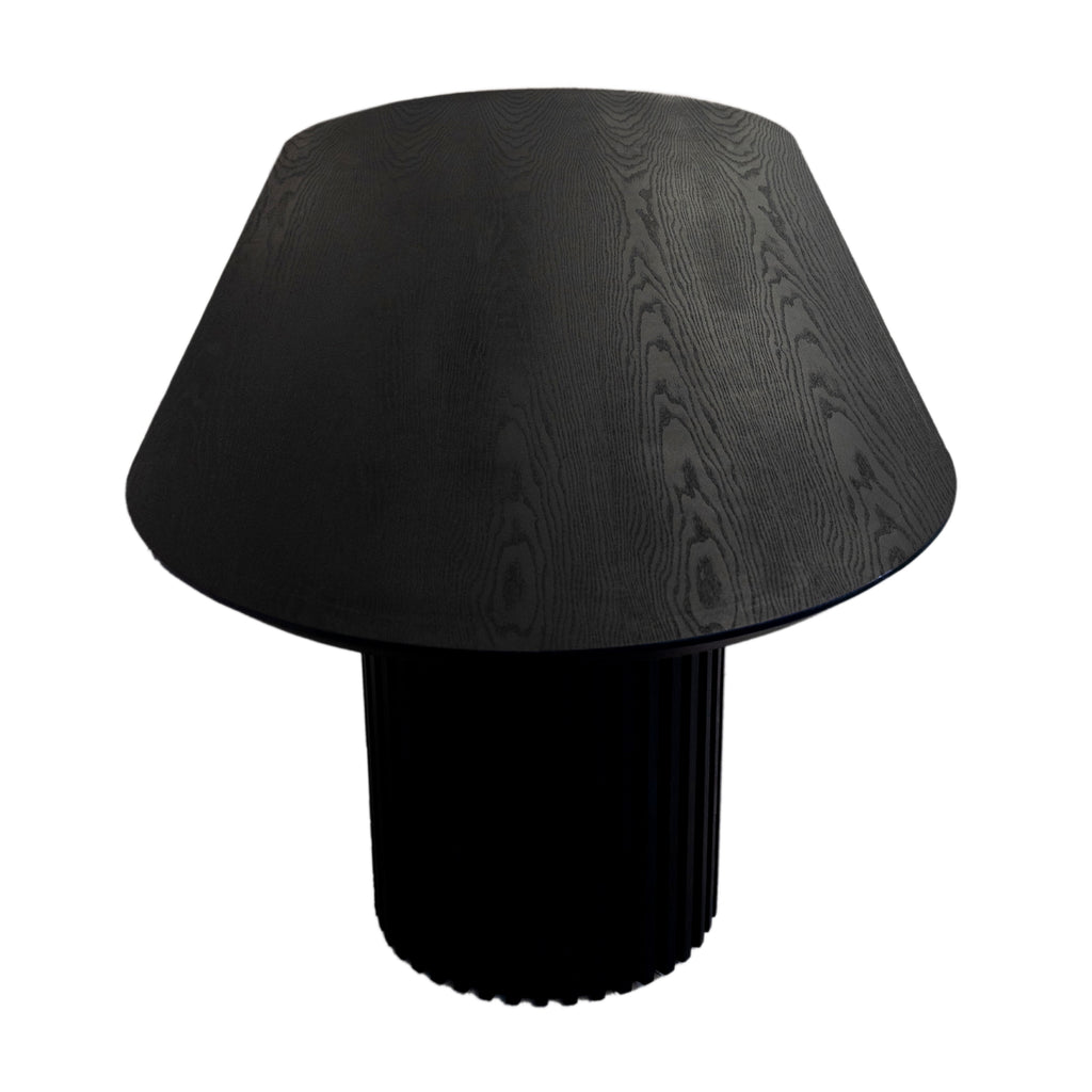 Vanessa Marty 280cm Oval Dining Table Black