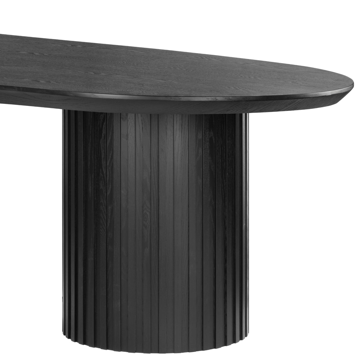 Vanessa Marty 280cm Oval Dining Table Black