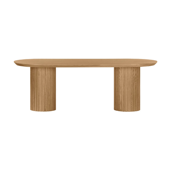 Vanessa Marty 280cm Oval Dining Table Natural