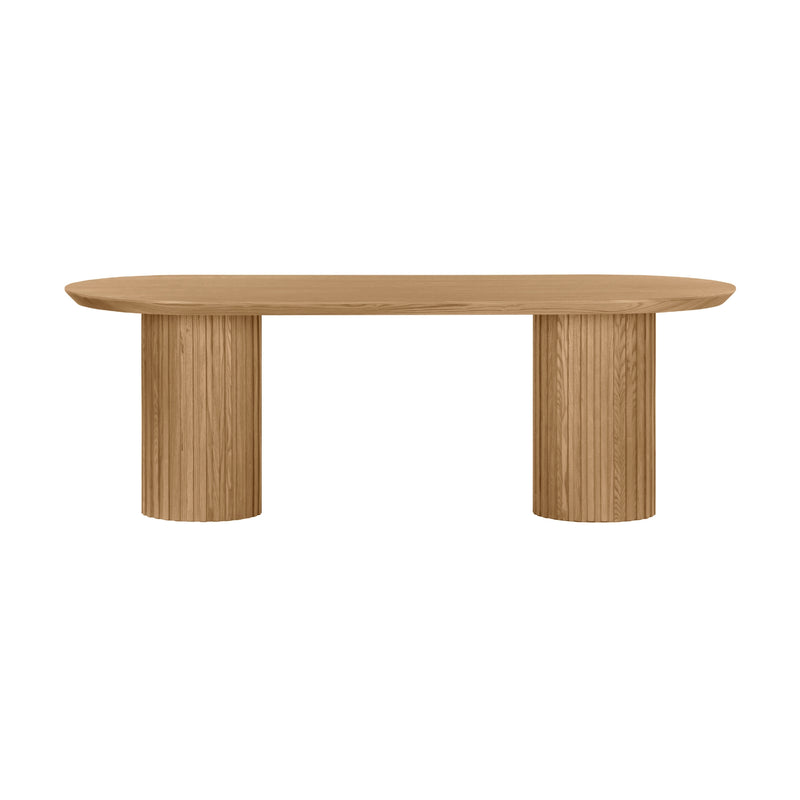 Vanessa Marty 280cm Oval Dining Table Natural