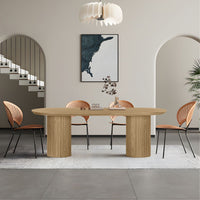 Vanessa Marty 280cm Oval Dining Table Natural