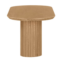 Vanessa Marty 280cm Oval Dining Table Natural