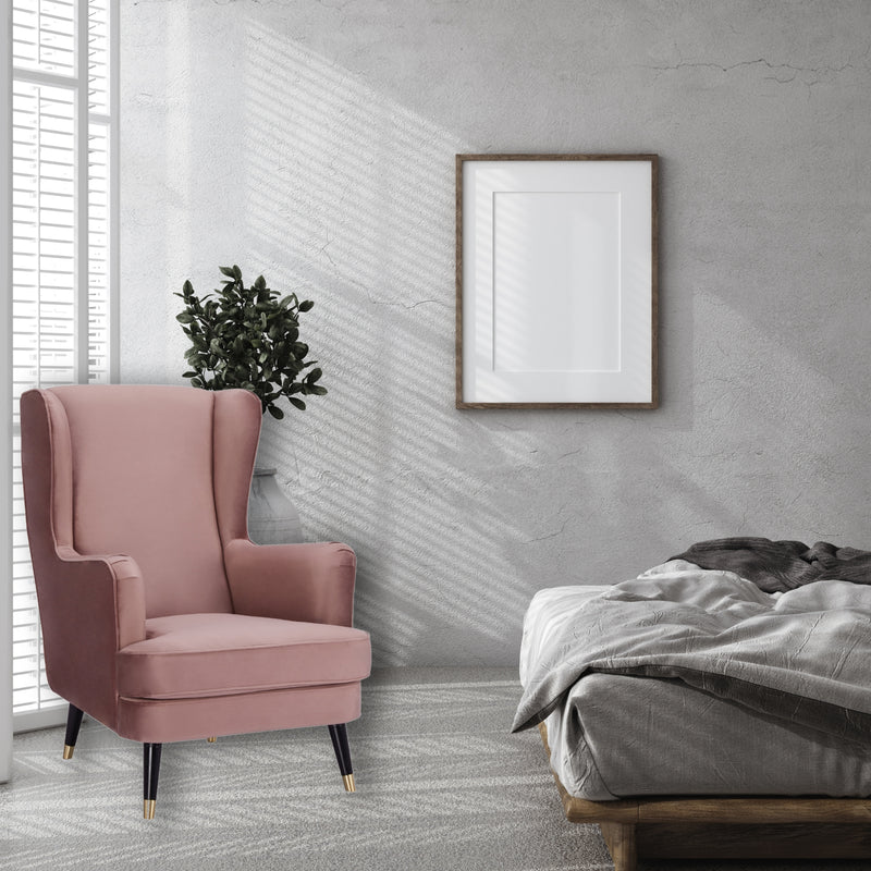 Vivian Accent Chair Armchair Blush 