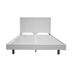 Wavey King Bed Frame White