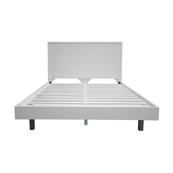 Wavey Queen Bed Frame White