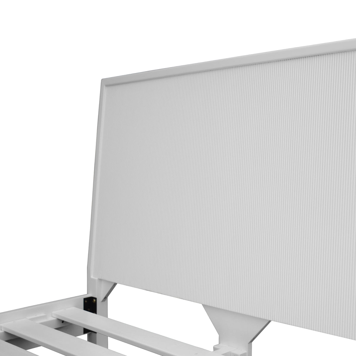 Wavey Queen Bed Frame White