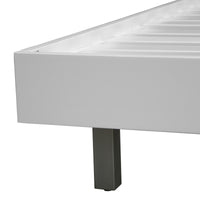 Wavey Queen Bed Frame White